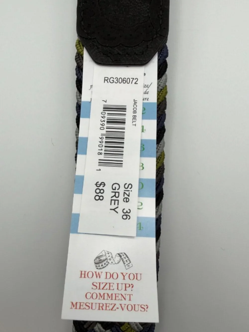Robert Graham Braided Belt in Black, Navy, Olive, Gray